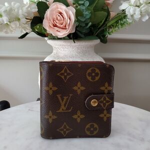 Louis Vuitton Monogram Compact Zippy Wallet